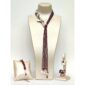 Set baroque din granat si perle de cultura 3
