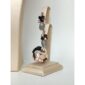 Set glamour din agat negru cuart si perle 1