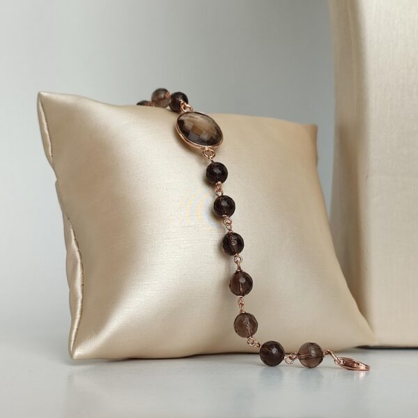 Bratara aurora din cuart fumuriu Bratara aurora din cuart fumuriu