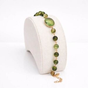 Bratara aurora din cuart verde
