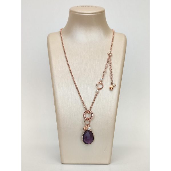 Lantisor fantasy cu pandantiv din ametist Lantisor fantasy cu pandantiv din ametist