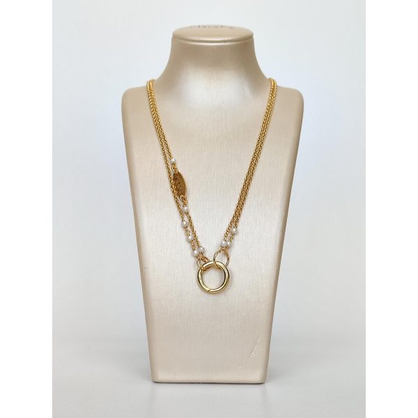 Lantisor moonlight dublu din argint placat cu aur galben 2 Lantisor moonlight dublu din argint placat cu aur galben 2