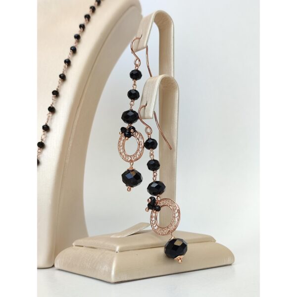 Set anthony rose rozariu cu spinel negru 3 Set anthony rose rozariu cu spinel negru 3