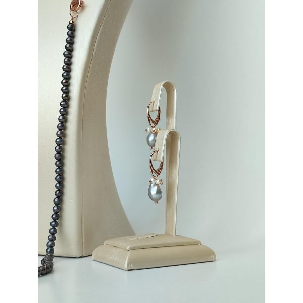 Set fantasy din perle de cultura gri Set fantasy din perle de cultura gri