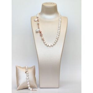 Set grace din perle de cultura albe 6