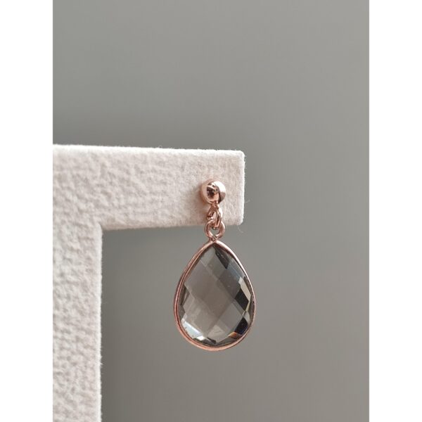 Cercei roua din cuart fumuriu 1 Cercei roua din cuart fumuriu 1