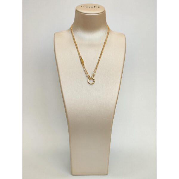 Lantisor moonlight dublu din argint placat cu aur galben 1 Lantisor moonlight dublu din argint placat cu aur galben 1