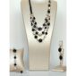 Set diva din agat negru si perle 2