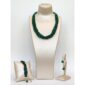 Set greta din agat verde smarald 1