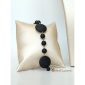Set timeless cu discuri din agat negru satinat 7