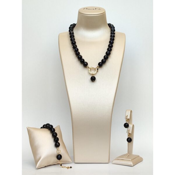 Set harmony din agat negru 1