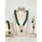 Set harmony din agat verde smarald 2
