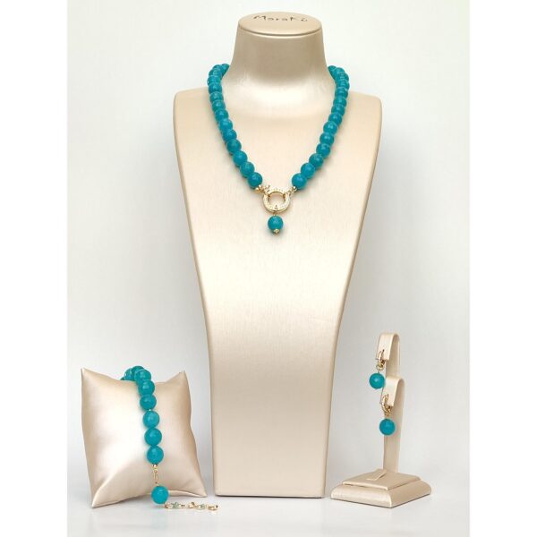 Set harmony din jad verde acvatic 4