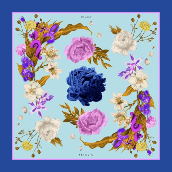 batic-secret-garden-din-matase-naturala-albastru-bleu