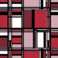 Batic-matase-cu-motive-geometrice-rosu