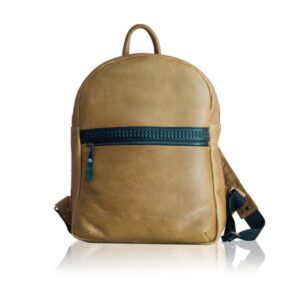 Rucsac Cooper tabac din piele naturală