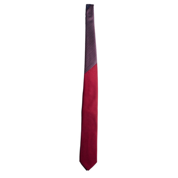 Cravata-Rosu-Bordeaux-Nod-in-Contrast-Fantezie-Rosu-Albastru-Alb-1-N2797