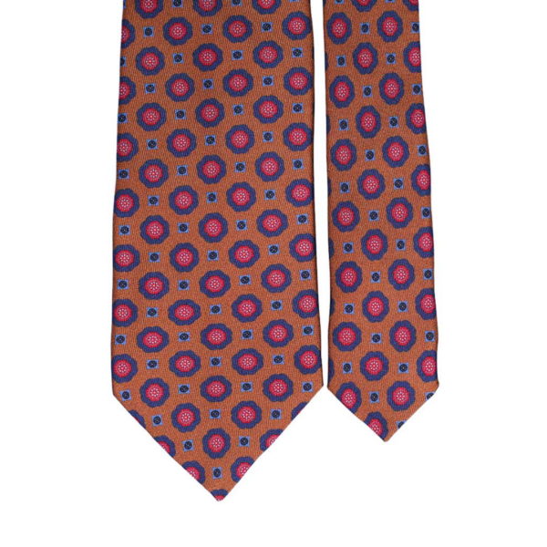 Cravata-de-Matase-Culoare-Rugina-Micro-Fantasy-Albastru-Rosu-Celestial-1-AN3653 Cravata-de-Matase-Culoare-Rugina-Micro-Fantasy-Albastru-Rosu-Celestial-1-AN3653