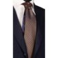 Cravatta-Marrone-Blu-Fantasia-Celeste-Beige-Nodo-in-Contrasto-Marrone-Fantasia-N2618