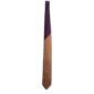 Cravatta-Marrone-Chiaro-Fantasia-Bordeaux-Beige-Nodo-in-Contrasto-Viola-Blu-Intera-N2782