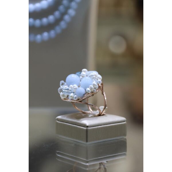 Inel-joy inel-joy-reglabil-cu-perle-de-cultura-si-acvamarin