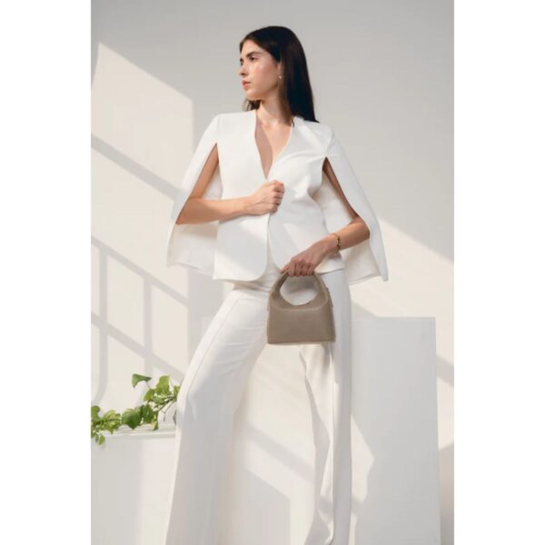 Maggie-Leather-Handbag-Taupe Maggie Leather Handbag - Taupe