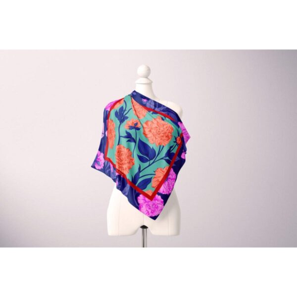 Paeonia-Blossoms-–-Royal-Blue-Turquoise-1 Batic-Paeonia-Blossoms-Albastru-Royal-Turcoaz