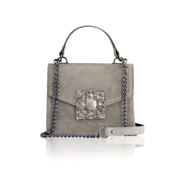 Poseta-Dahlia-grey-suede