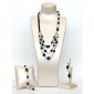 Set diva din agat negru si perle