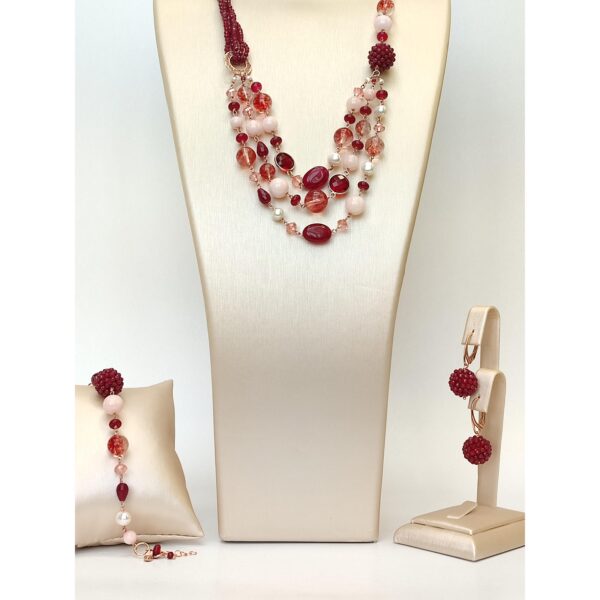 Set diva din agat rubiniu cuart si jad Set diva din agat rubiniu cuart si jad