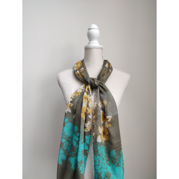 esarfa-tropical-kaki2 esarfa-tropical-kaki2