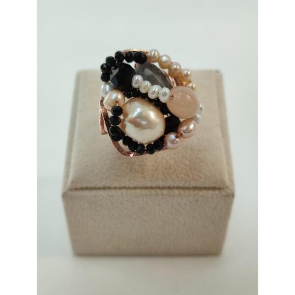 inel-Glamour-din-agat-negru-cuart-si-perle-2 inel-Glamour-din-agat-negru-cuart-si-perle