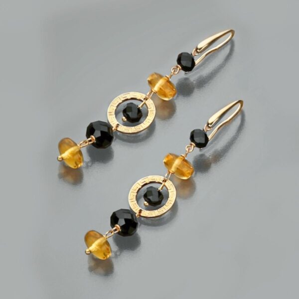 set-amberia-din-agat-negru-si-chihlimbar-mexican-1