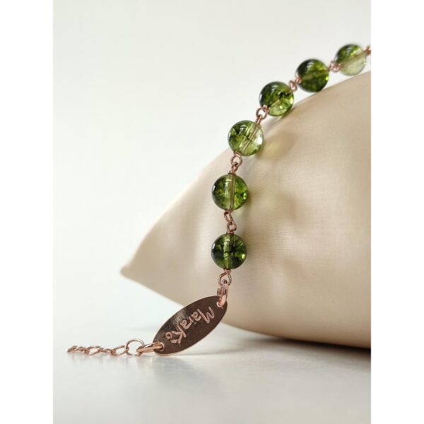 Bratara aurora din cuart verde 1 Bratara aurora din cuart verde 1