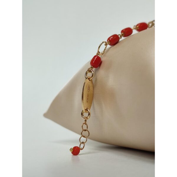 Bratara muse din coral rosu natural Bratara muse din coral rosu natural