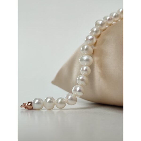 Bratara royal din perle de cultura albe 1 Bratara royal din perle de cultura albe 1