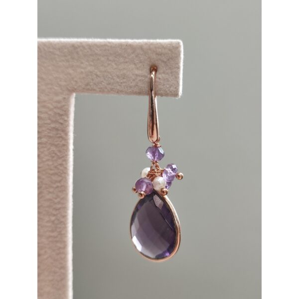 Cercei Roua Din Ametist Si Perle 1 Cercei Roua Din Ametist Si Perle 1