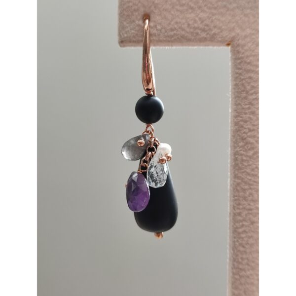 Cercei Timeless Din Agat Negru Acvamarin Labradorit Si Ametist 1 Cercei Timeless Din Agat Negru Acvamarin Labradorit Si Ametist 1