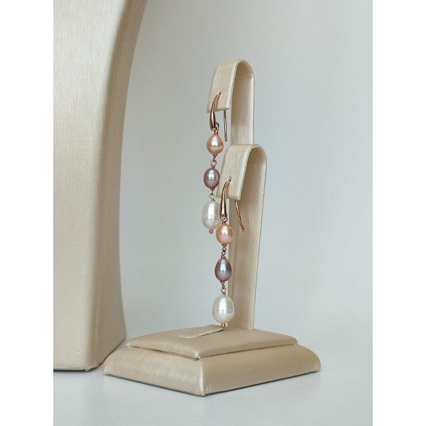 Set venus din perle de cultura multicolore 4 Set venus din perle de cultura multicolore 4