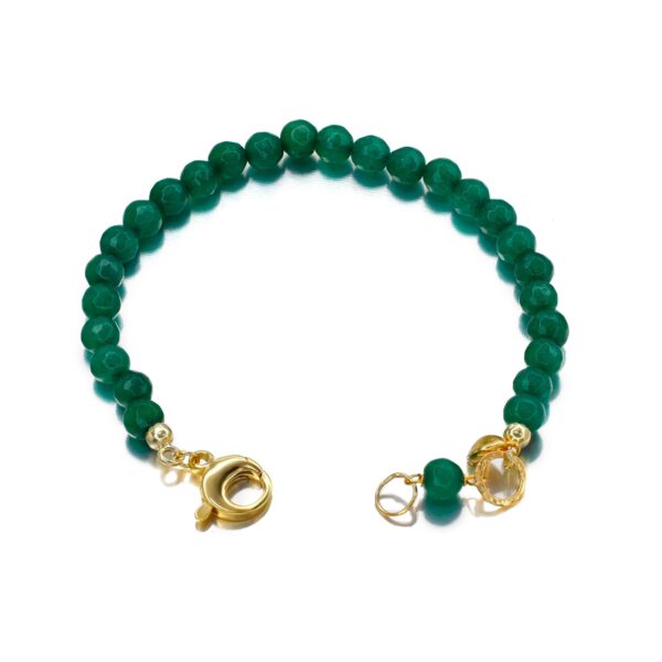 Bratara energy din agat verde smarald Bratara energy din agat verde smarald
