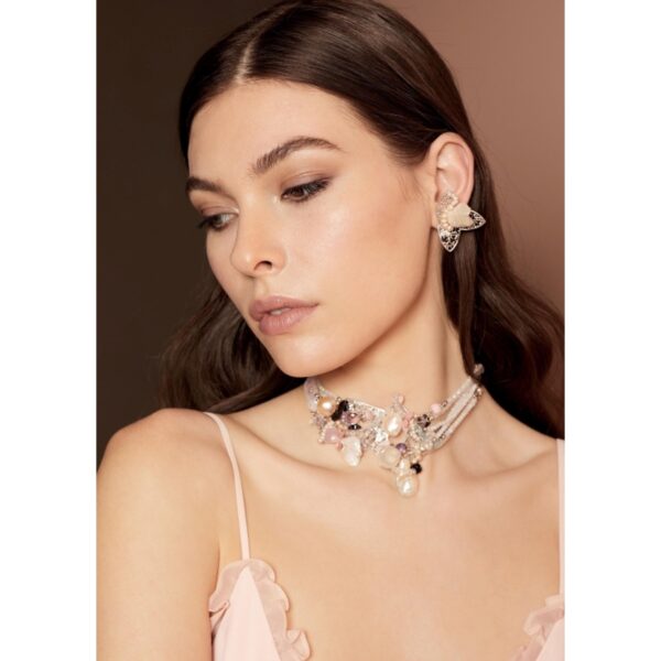 Set brideluxe din opal labradorit acvamarin si perle 1 Set brideluxe din opal labradorit acvamarin si perle 1