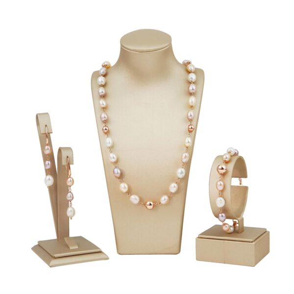 Set venus din perle de cultura multicolore 1