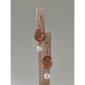 Cercei crown din topaz hidrotermal si perle 1