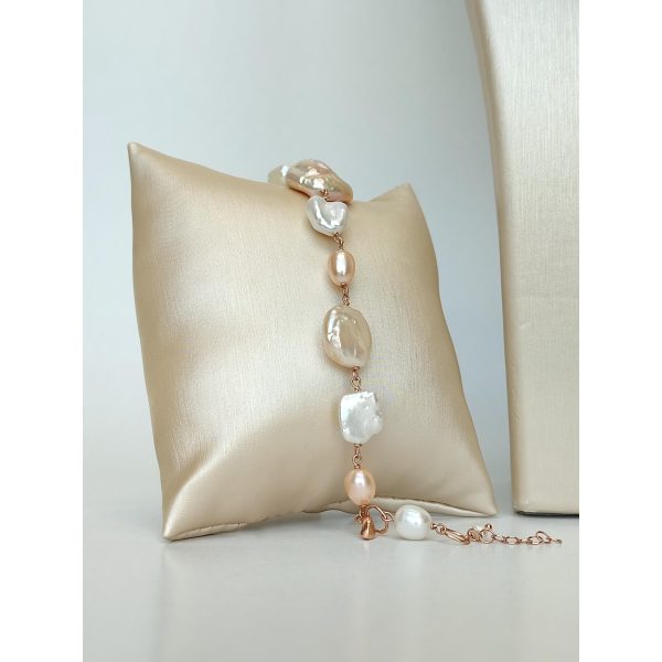 Colier eternal cu perle de cultura multicolore 2 Colier eternal cu perle de cultura multicolore 2