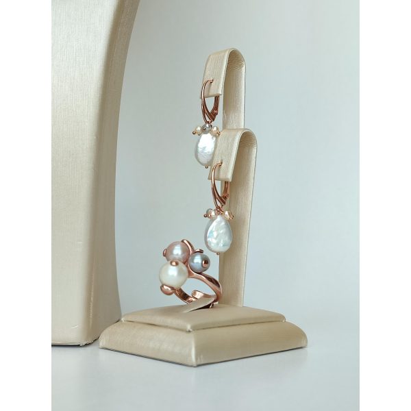 Colier eternal cu perle de cultura multicolore 3 Colier eternal cu perle de cultura multicolore 3