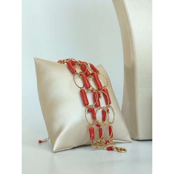 Set muse din coral natural si coral de bambus 2 Set muse din coral natural si coral de bambus 2