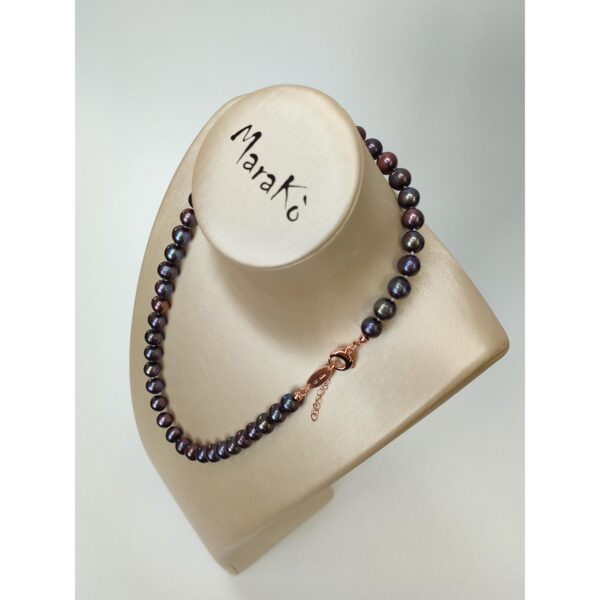 Colier fabia din perle negre 6 Colier fabia din perle negre 6