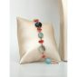 Set luce din coral rosu natural si amazonit 2
