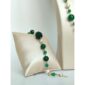 Set sensation din agat verde smarald si perle 2