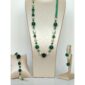 Set sensation din agat verde smarald si perle 3